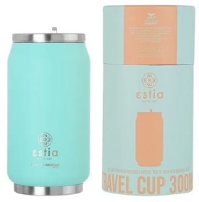 ESTIA ΘΕΡΜΟΣ TRAVEL CUP SAVE THE AEGEAN 300ml BERMUDA GREEN