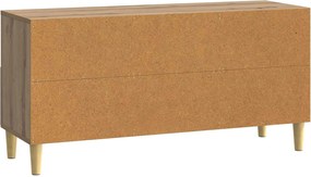 vidaXL Ντουλάπι TV 102 x 34,5 x 50 εκ. Artisan Δρυς Επεξεργασμένο Ξύλο