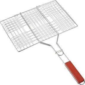 Διπλή Μεταλλική Σχάρα Ψησίματος 35x22cm