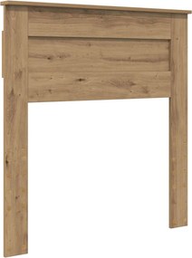 vidaXL Σκελετός Κρεβατιού Δρυς artisan 75 x 190 cm Επεξεργασμένο Ξύλο