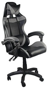 BF7850 Gaming Πολυθρόνα Γραφείου Διευθυντή Pu Μαύρο - Γκρι