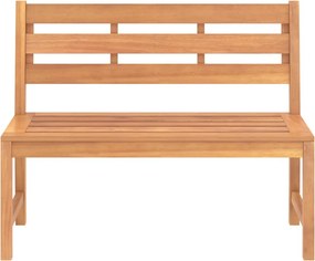 vidaXL Παγκάκι Κήπου 114 εκ. από Μασίφ Ξύλο Teak
