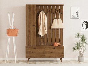 Έπιπλο Εισόδου Καρυδί FLATON 112x35x170