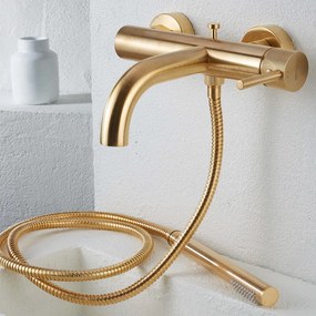 Armando Vicario Industrial Brushed Gold 512100 - Μπαταρία λουτρού