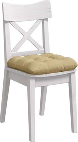 vidaXL Μαξιλάρια καθισμάτων 4 pcs Γκρι Πράσινο 40 x 40 cm