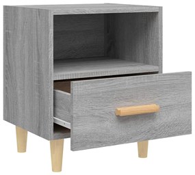 vidaXL Κομοδίνο Γκρι Sonoma 40 x 35 x 47 εκ.