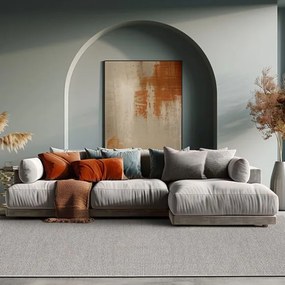 Beauty Home Πατάκι Rustic Art 9335 67x140 Λευκό,Γκρι