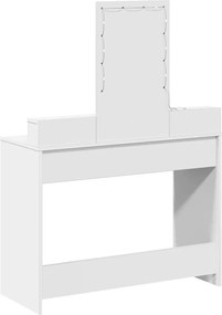 vidaXL Τραπέζι περιποίησης Λευκό 100 x 41 x 140 εκ. Επεξεργασμένο ξύλο