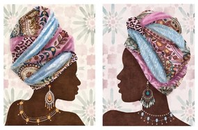 Πίνακες Signes Grimalt  Αφρικανική Γυναίκα Ζωγραφική 2 Μονάδες