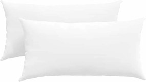 vidaXL Μαξιλάρι Καναπέ 2 pcs Λευκό 80 x 40 cm ύφασμα
