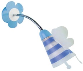 Φωτιστικό Τοίχου Fatina K-FATINA/AP BLU Blue Metal, Polypropylene
