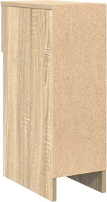 vidaXL Κομοδίνο με συρτάρι Sonoma Δρυς 20x36x60 εκ.
