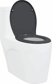 vidaXL Λεκάνη Ανθρακί 47 x 37 x 4 εκ Δυροπλάστ
