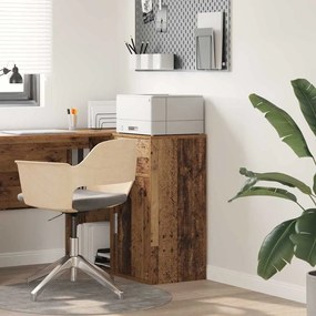 Πλαϊνό γραφείο με συρτάρι Παλιό ξύλο 38 x 34 x 75 εκ