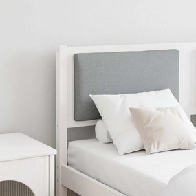 vidaXL Κεφαλάρι Άλλο Λευκό 160 cm Μασίφ ξύλο πεύκου