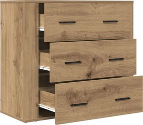 vidaXL Ντουλάπι Αρτισιανή Δρυς 80x33x70 εκ. από Επεξεργασμένο Ξύλο