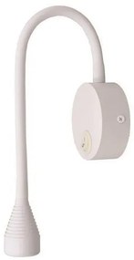 Απλίκα Φωτιστικό Τοίχου Led Αλουμίνιο Ionas1 H40 Φ7,5 Eurolamp-145-22060-Λευκό 145-22060