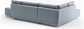 Corner Sofa-Bed Manama Corner Sofa Bed Left - Light Blue Light Blue