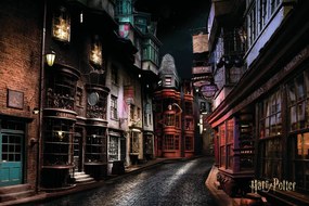 XXL Αφίσα Harry Potter - Diagon Alley, (120 x 80 cm)