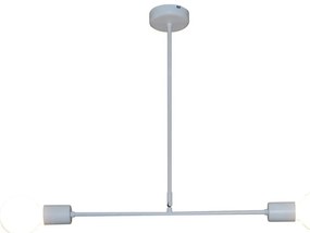 Κρεμαστό Φωτιστικό Οροφής 2xE27 G95 LED Rodney Homelighting-77-3807-Λευκό 77-3807