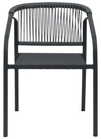 Καρέκλα Tangier Fylliana Γκρί 57x61x75 εκ. 57x61x75 εκ.