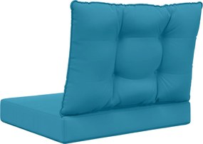 vidaXL Μαξιλάρι Καναπέ Εξωτερικού Χώρου 2 pcs Βασιλικό Μπλε