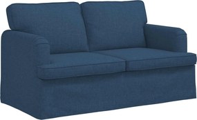 vidaXL Καναπές Μπλε 144 x 80 x 85 εκ ύφασμα