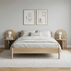 vidaXL Κομοδίνο 2 τμχ. Sonoma Δρυς 48 x 49 x 65 εκ.