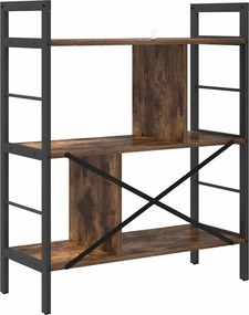vidaXL Ράφι Βιβλίων 5 επιπέδων 75 x 30 x 91 εκ. Επεξεργασμένο Ξύλο