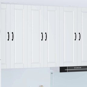 vidaXL Ντουλάπα Τοίχου PORTO Λευκό 60 x 31 x 100 εκ.