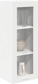 vidaXL Κρεμαστό ντουλάπι Λευκό 40 x 31 x 100 εκ. Επεξεργασμένο ξύλο