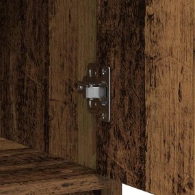 Συρταριέρα με Συρτάρια Παλαιό ξύλο 80x34x76 εκ. από Επεξ. Ξύλο - Καφέ