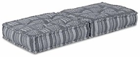 vidaXL Μοδάτο Πουφ σε Γκρι - 70x70x36 εκ Ύφασμα