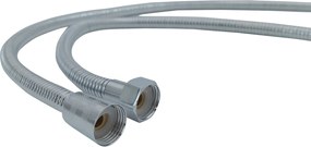 Σπιράλ Ντους Μεταλλικό 1.6m σε Ασημί Χρώμα