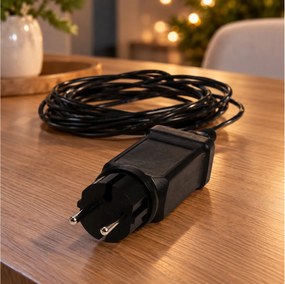 ΣΥΡΜΆΤΙΝΑ &amp; PVC ΛΑΜΠΆΚΙΑ LED ADAPTER WITH 10MTR WIRE AX7440010