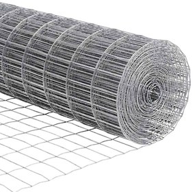 vidaXL Φράχτης Εuro 0,8 x 25 m Σίδηρος με επικάλυψη PVC