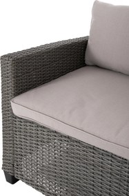 ΣΕΤ ΣΑΛΟΝΙ ΓΩΝΙΑ &amp; ΤΡΑΠΕΖΙ CARSON HM6078.01 ΓΚΡΙ ΣΥΝΘ.RATTAN-ΜΑΞΙΛΑΡΙΑ