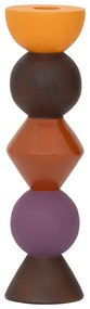 Κηροπήγιο Leken - Mango Wood 6.5 x 6.5 x 23.5 CM Urban Nature Culture Amsterdam