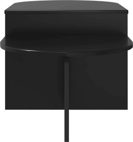 vidaXL Τραπεζάκι σαλονιού Μαύρη Δρυς 100 x 50 x 40 cm