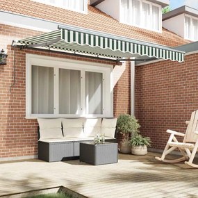 vidaXL Σκηνίτσα Αναδιπλούμενη Πράσινο 350 x 200 cm ύφασμα