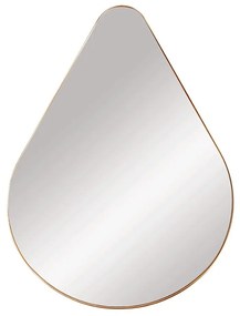 Καθρέπτης Τοίχου Britta 1430679 80x100cm Gold Mirrors &amp; More Metal, Glass