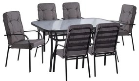 Intrahome ΣΕΤ ΤΡΑΠΕΖΑΡΙΑΣ 7CASABLANCALTCASABLANCAIMCASABLANCABU_DHCASABLANCABI ΜΕ ΤΡΑΠΕΖΙ 160Χ90Χ72Υεκ.ΚΑΙ 6 ΠΟΛΥΘΡΟΝΕΣ ΓΚΡΙ ΜΕΤΑΛΛΟ .01 intraho-0008684