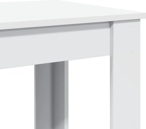 vidaXL Τραπέζι Μπαρ Λευκό 51x50x103,5 εκ. Επεξ. Ξύλο