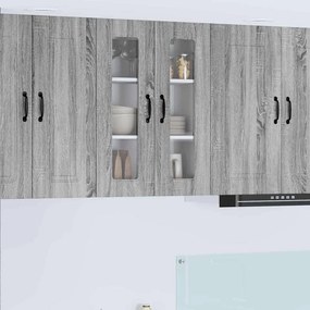 vidaXL Ντουλάπα Κουζίνας Kalmar Γκρίζο Σονομα 60 x 31 x 80 εκ.