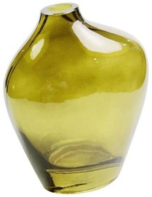 Βάζο 00.03.32564 15x8,5x17cm Green Glass