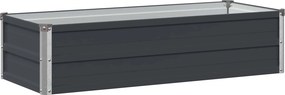 vidaXL Υψωμένο Κρεβάτι Κήπου Ανθρακί 100 x 40 x 24 εκ.