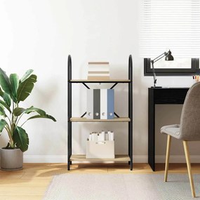 vidaXL Ράφι Βιβλίων Δρύς Sonoma 60 x 30 x 109 εκ Επεξεργασμένο ξύλο