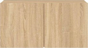 vidaXL Ντουλάπι Τοίχου Τηλεόρασης Sonoma Δρυς 80 x 30 x 41 εκ.