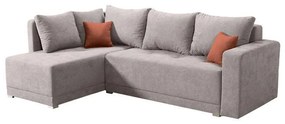 Corner Sofa Toledo Beige 255x175x83 cm