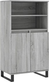 vidaXL Ντουλάπι Γκρι Sonoma 60 x 36 x 110 εκ. από Επεξεργασμένο Ξύλο